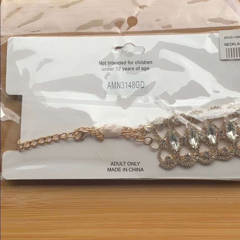 COPY - Rhinestone choker - Picture 3 of 3